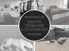 #Casafouilloy Appartement de plein pied avec grande terrasse, hôtel à Fouilloy près de : French-Australian Museum