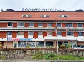 Super OYO 90464 Borneo Suites Hotel, hotel bajet di Kota Kinabalu
