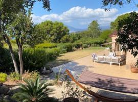 Villa 180 m2 vue Mer au calme grand terrain Porticcio, villa em Porticcio