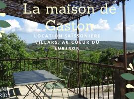 La maison de Gaston au cœur du Luberon – hotel w mieście Villars