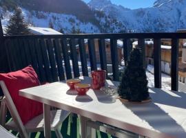 STUDIO 2 ALPES STYLE CHALET au PIED DE TELESIEGE DU DIABLE, casa de muntanya a Les Deux Alpes