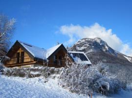 La Thuile에 위치한 호텔 Chalet écologique à La Thuile avec vue sur montagne