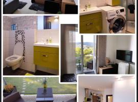 Plně vybavený krásný apartmán 1kk s balkonem, výhledem, ubytování v soukromí v Jablonci nad Nisou