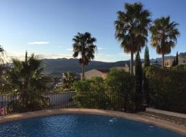 One Bed Apartment overlooking Jalon Valley, Costa Blanca, holiday rental in Alcalalí