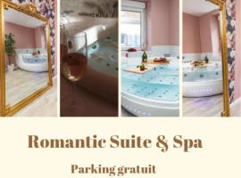 @Romantic Suite & Spa @Jacuzzi @ Parking gratuit @ โรงแรมใกล้ Rhenatic ในมูลูส