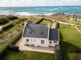 Maison face à l'océan - Vue exceptionnelle, atostogų namelis mieste Lampaul-Plouarzel
