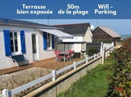 Les heures tranquilles - Vue mer - 50m de la plage: Saint-Côme-de-Fresné şehrinde bir tatil evi