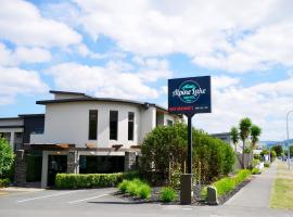 Alpine Lake Motel, motel americano em Taupo