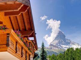 Jägerhof Serviced Apartements, hotell i Zermatt