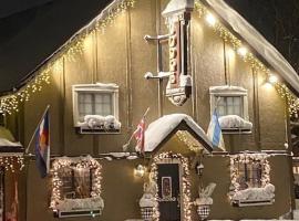 Frisco Lodge, acomoda&ccedil;&atilde;o com onsen em Frisco