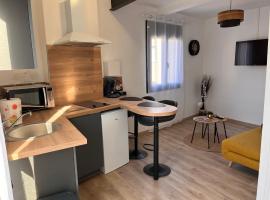 Studio cosy entièrement neuf, arrivée autonome, apartemen di Saint Laurent de la Salanque