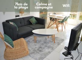 Entre terre et mer - maison pour se ressourcer, hotel with parking in Colombiers-sur-Seulles