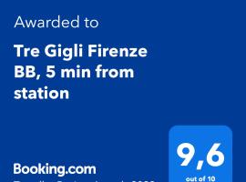 Tre Gigli Firenze BB, 5 min from station, B&B in Florence