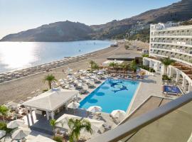 Lindos Bay Hotel, hotel with parking in vlicha