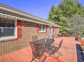 Quaint Creekside Home with Spacious Deck and Yard