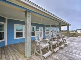 Coastal Port Bolivar Home - Walk to Beach!