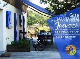 ⁂⁂ GITE LES HERABLES [CLEDICIHOME] Gîte de charme // JACCUZI // SALLE DE JEUX ⁂⁂, rumah liburan di Granges-sur-Vologne