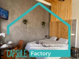 Capstay Roubaix Lille private shower & Netflix, hotel a Roubaix