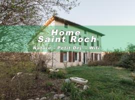 Home saint roch, nakvynės su pusryčiais namai mieste Martres-Tolosane