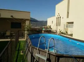 michal Galilee view country house on the cliff pool