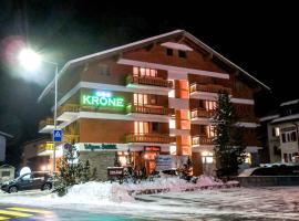 Hotel Krone - only Bed & Breakfast, hotell i Saas-Grund