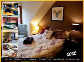 Inverness Holiday House - 2 Bedroom、インバネスにあるカロデン戦場跡の周辺ホテル