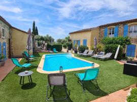 Logis Hôtel La Bastide Saint Bach, hotel v destinácii Suze-la-Rousse