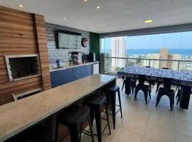 Apê Novo Vista Mar Varanda Gourmet Fliperama Sinuca Choppeira Churrasqueira