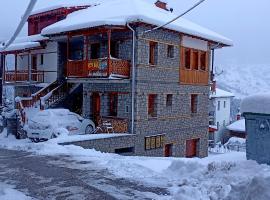 La Petri Studios with Fireplace & View, hotel a Metsovo