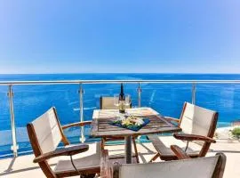 Modern apartment with sea view in Dobra Voda, 95 m², Pool