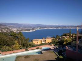 Superb 45m With Balcony And Magnificent Sea View, khách sạn ở Théoule-sur-Mer