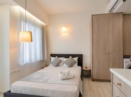 White & Gray apartment, hotel keluarga di Rethymno Town