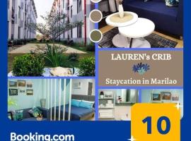 Laurens Crib Staycation in Marilao FREE Parking & WIFI, hotell sihtkohas Marilao huviväärsuse Sisehall Philippine Arena lähedal