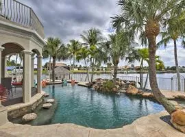 Luxe Cape Coral Escape with Boat Dock and Cabana!