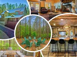 The Nomi Lodge - Sleeps 28 - Gorgeous Rustic Cabin, Centrally Located, Tons of Amenities, hotel in Broken Bow