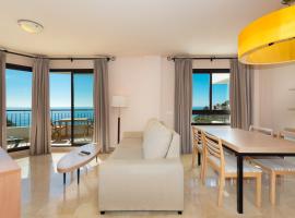 Precioso apartamento 1 dormitorio con vistas mar frontal, hotel en Torrox Costa