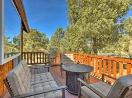 Big Bear Lake Cabin with Deck and Views about 9 Mi to Ski!