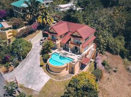 La Jolie - Luxury Ocean View Villa, Ferienunterkunft in Black Rock