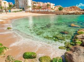 Fantastico apartamento Faro de cullera a primera linea mar abierto playa de los olivos – hotel z jacuzzi w mieście Cullera