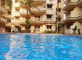 Seacoast Retreat- Lovely 2 BHK apartment with pool, hotel v destinaci Varca