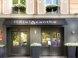Hotel Acanthe - Boulogne Billancourt, hotelli kohteessa Boulogne-Billancourt