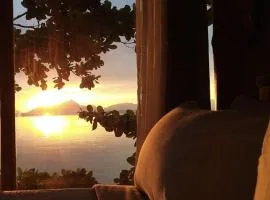 Hut Sunset Island View