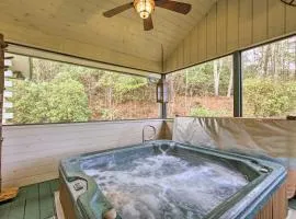 Ellijay Cabin with Porch and Private Hot Tub!