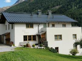 Haus Walser, allotjament vacacional a Sankt Anton am Arlberg