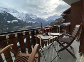 Chalet Marguerite - bel appartement 3 chambres avec feu ouvert, vue imprenable, dans un chalet à taille humaine de 6 unités, Hütte in Val dʼIlliez