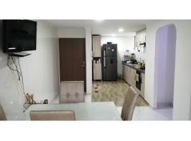 Habitación privada en apartamento con terraza, sted med privat overnatting i Bucaramanga