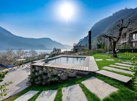 Villa Vittoria with private seasonal heated pool & shared sauna - Bellagio Village Residence, feriehus i Oliveto Lario