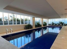 Beautiful Apartment at Carso Residential with Pool, viešbutis Meksike, netoliese – Prekybos centras „Toreo Parque Central“