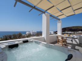 Red Beach Harmony suites Modestos, hótel með bílastæði í Akrotiri