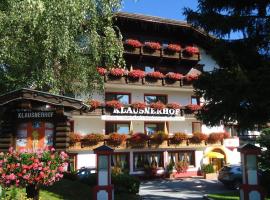 Landhaus Klausnerhof Hotel Garni, hotel v destinaci Seefeld in Tirol